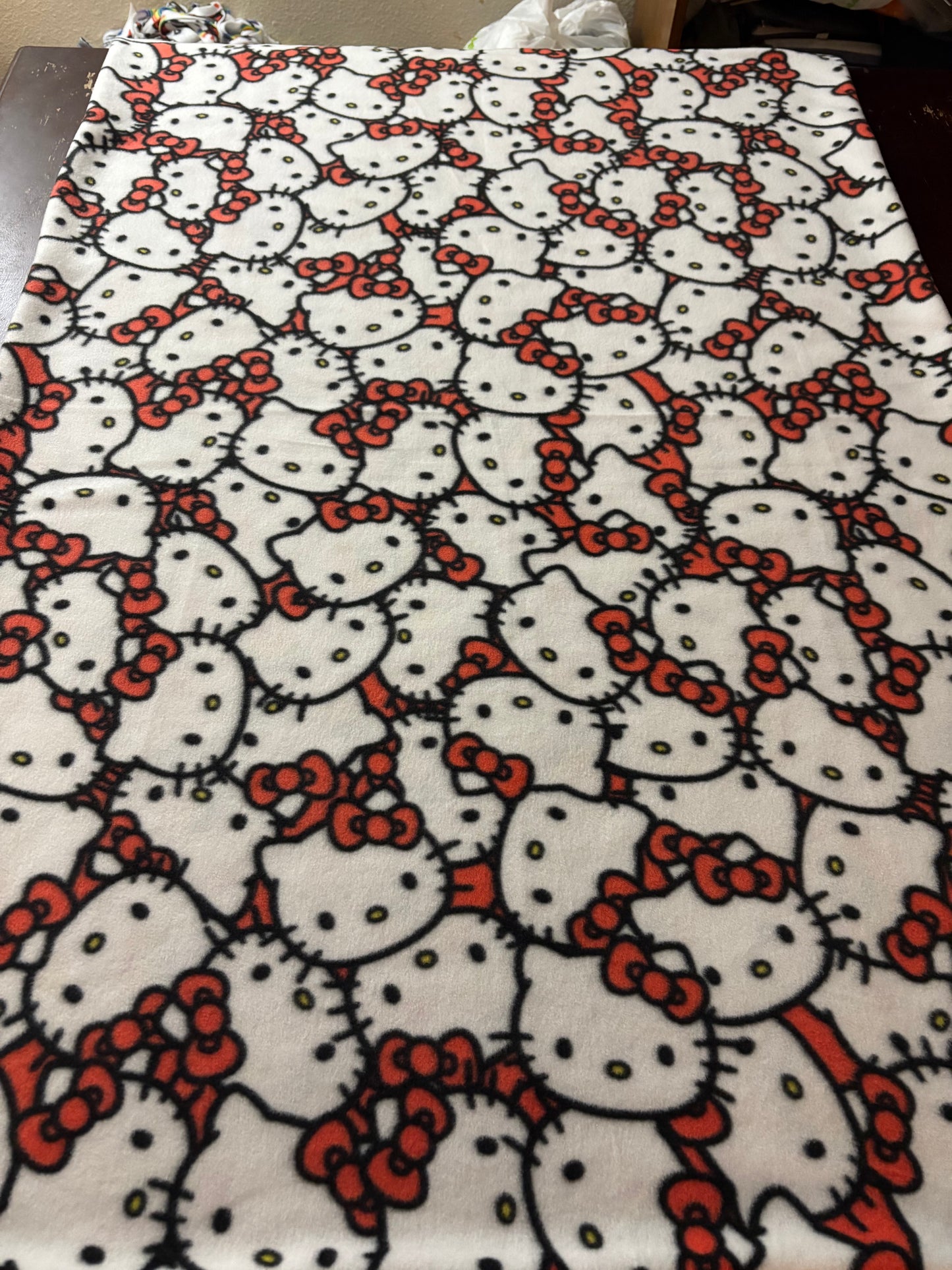 Hello kitty rainbow blanket