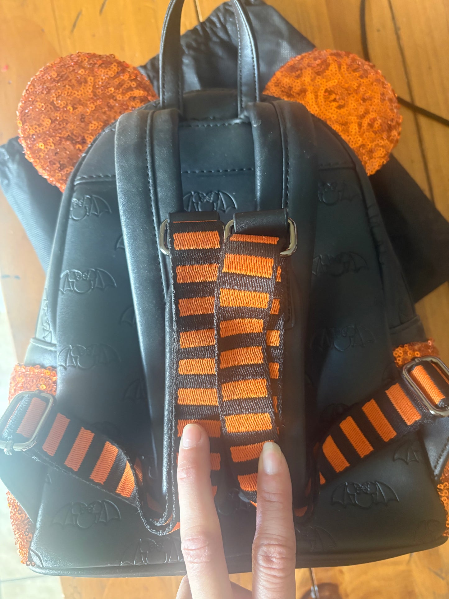 Resale-Disney Loungefly Halloween Backpack,Wallet and Ears SET!